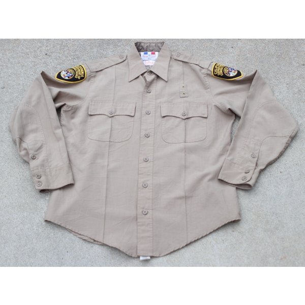 画像1: カリフォルニア矯正局ポリスシャツ (1)