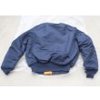 画像2: バレーアパレルMA-1フライトジャケット紺X-SMALL新品 (2)