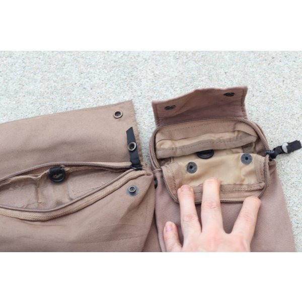 画像13: 米軍 米空軍エアエースサバイバルベスト ポーチ3個セット コヨーテSMALL? (13)