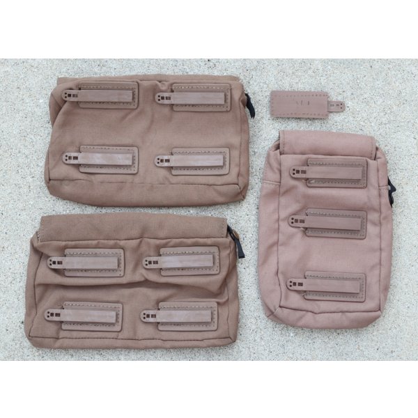 画像12: 米軍 米空軍エアエースサバイバルベスト ポーチ3個セット コヨーテSMALL? (12)