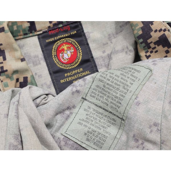 画像3: 米軍 米海兵隊ウッドランドMARPAT迷彩MCCUUジャケットMEDIUM-LONG (3)