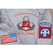 画像3: 米軍放出ソフィーTシャツグレー 第82空挺師団第1旅団戦闘団第127空挺工兵大隊プリント入り新品 (3)