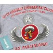 画像4: 米軍放出ソフィーTシャツグレー 第82空挺師団第1旅団戦闘団第127空挺工兵大隊プリント入り新品 (4)