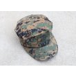 画像1: 米軍 米海兵隊MCCUU八角帽ウッドランドMARPAT迷彩キャップLARGE (1)