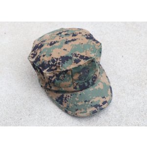 画像: 米軍 米海兵隊MCCUU八角帽ウッドランドMARPAT迷彩キャップLARGE