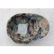 画像4: 米軍 米海兵隊MCCUU八角帽ウッドランドMARPAT迷彩キャップLARGE (4)