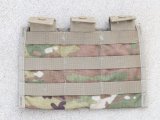 画像: 米軍MOLLEIIトリプルマガジンポーチOEFCP(MULTICAM迷彩)後期製造品 新品