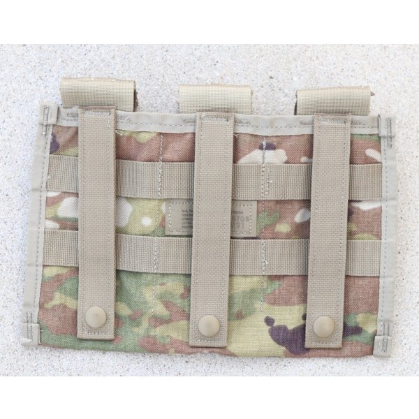 画像2: 米軍MOLLEIIトリプルマガジンポーチOEFCP(MULTICAM迷彩)後期製造品 新品 (2)