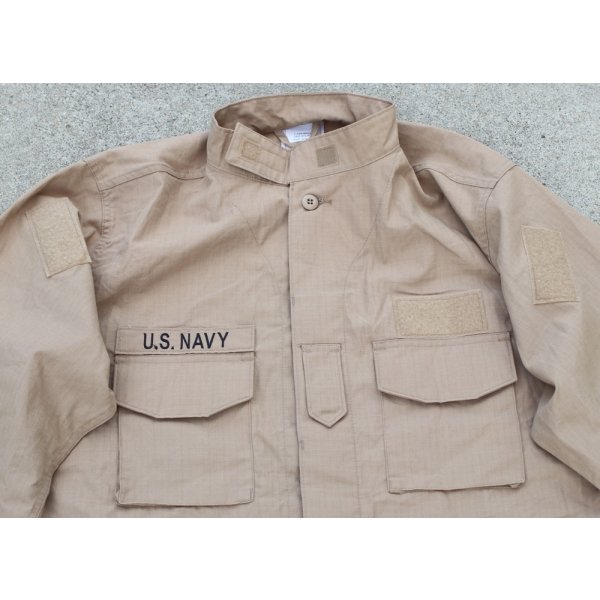 画像3: 米軍 米海軍2POCジャケット カーキX-LARGE-REGULAR (3)