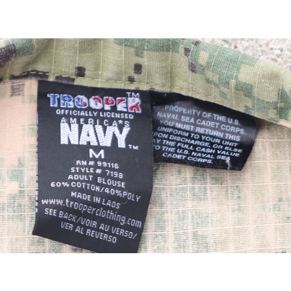 画像4: トルーパー士官候補生用NWU TYPE3(AOR2)ジャケットMEDIUM USNSCC使用品 (4)