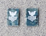 画像: 米軍 米海軍NWUタイプ1用二等海曹階級章2枚セット