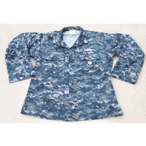 画像: 米軍NWU TYPE1ジャケットLARGE-X-LONGフルパッチ品