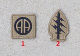 画像: 米軍 米陸軍OCPスコーピオンW2迷彩・OEFCP迷彩(MULTICAM)用部隊章 各種 新品
