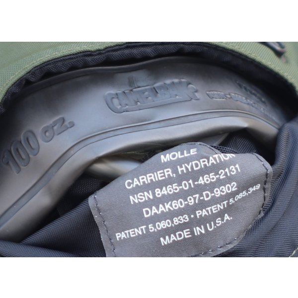 画像4: 米軍MOLLE STORMハイドレーションパックODブラダー付き新品 (4)