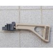 画像1: タプコSTK06150F AKアサルトライフル用フォールディングストックFDE (1)