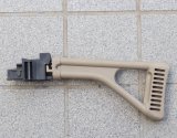画像: タプコSTK06150F AKアサルトライフル用フォールディングストックFDE