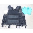 画像2: 米法執行機関放出イーグルLE仕様TAC-V1-NUタクティカルベスト最初期型 黒 旧タグロット (2)