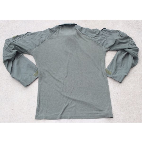 画像2: 米軍放出?ドライファイア  コンバットシャツOD LARGE? (2)