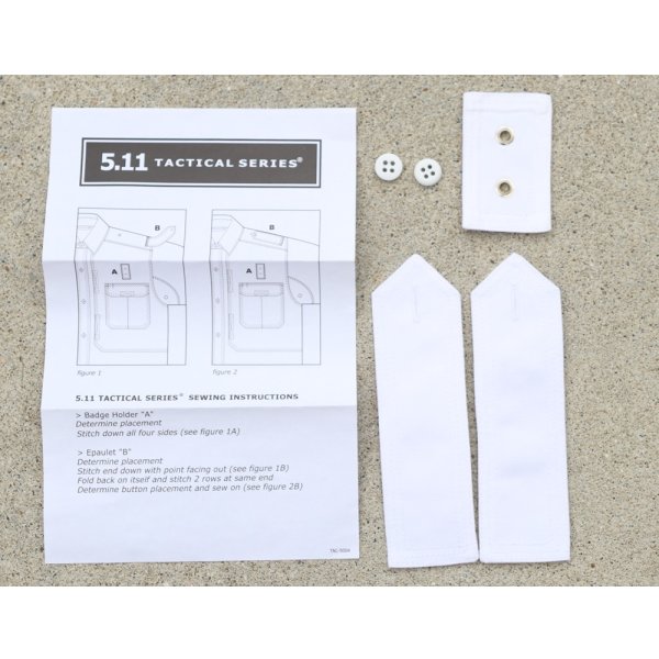 画像7: 5.11タクティカルシャツ白SMALL新品 (7)