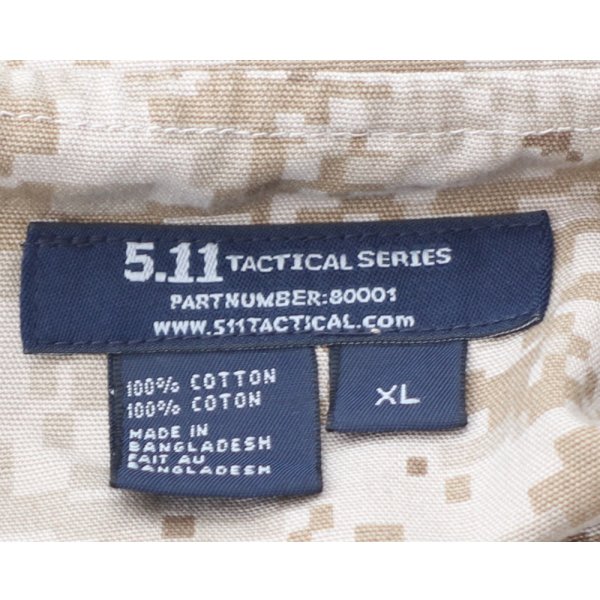 画像3: 米軍放出? 5.11タクティカルベスト デジタルデザート迷彩X-LARGE (3)