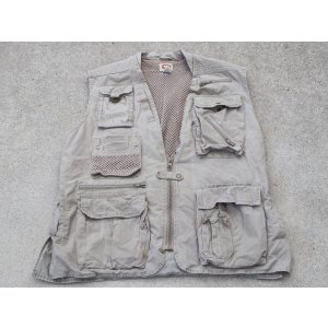画像: バナナリパブリック フォトジャーナリストベスト カーキX-LARGE初期タグ品
