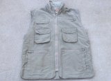 画像: バナナリパブリック フードブッシュベストOD LARGE初期タグ品
