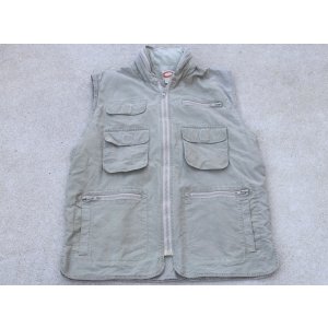 画像: バナナリパブリック フードブッシュベストOD LARGE初期タグ品