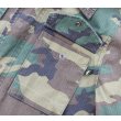 画像5: アルファM51風フィールドジャケット ウッドランド迷彩LARGE (5)