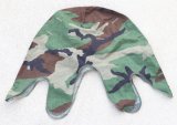 画像: 米軍M1ヘルメット用ヘルメットカバー ウッドランド迷彩