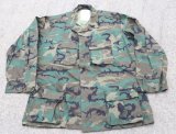 画像: 米軍ERDL RDF(LC-1)リーフ迷彩ジャケットLARGE-LONG(LC-1リーフ生地使用品)