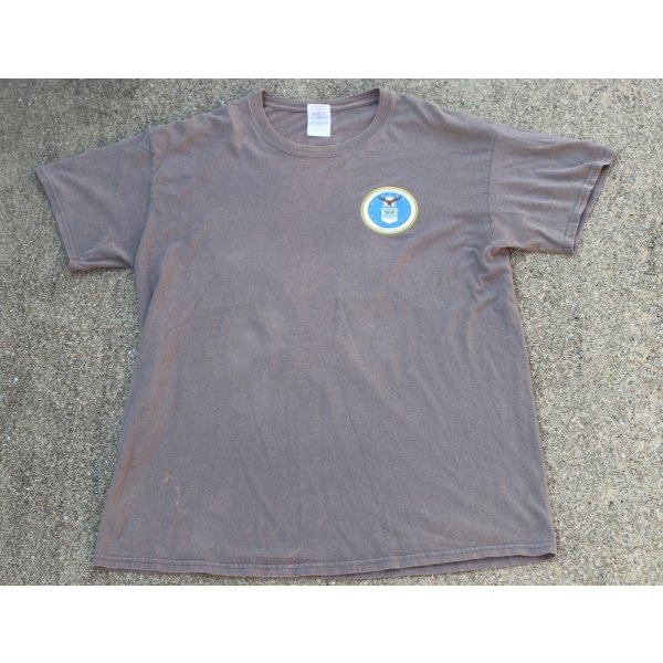 画像1: ギルダン米空軍TシャツLARGE (1)