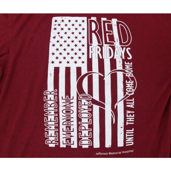 画像4: 米空軍少佐レッドフライデーTシャツ赤 (4)