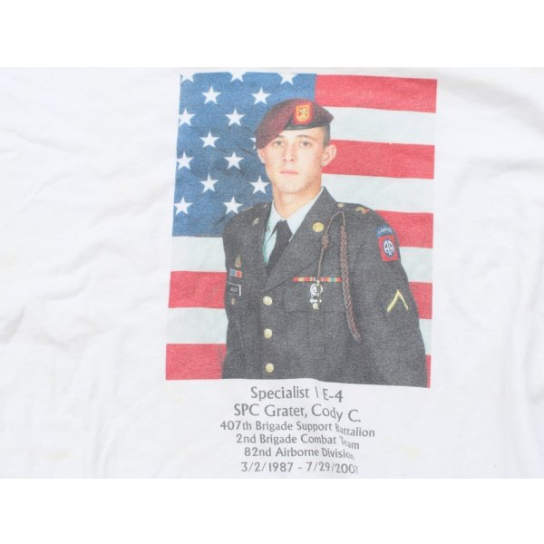 画像3: ジャジーズ米陸軍第82空挺師団Tシャツ白X-LARGE (3)