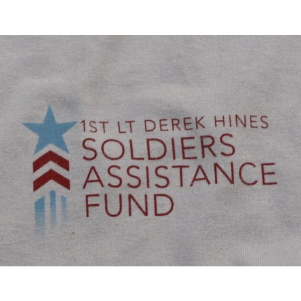 画像3: イーグル米軍デレク・ハインズ中尉兵士支援基金シャツTシャツX-LARGE (3)