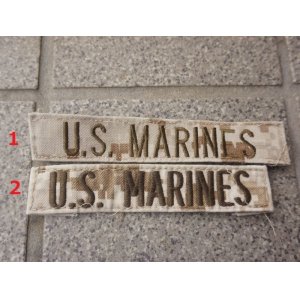 画像: 米軍 米海兵隊デザートMARPAT迷彩U.S. MARINESテープ