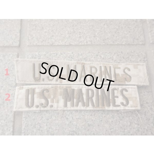 画像1: 米軍 米海兵隊デザートMARPAT迷彩U.S. MARINESテープ (1)
