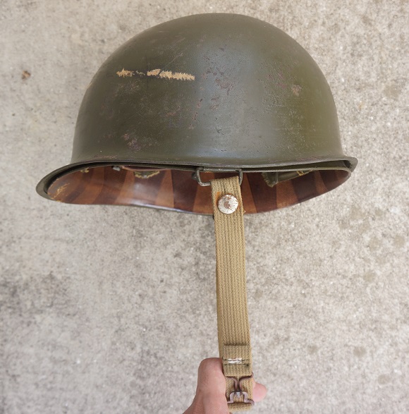 米軍M1ヘルメット第二次世界大戦後期〜1950年代型 - ミリタリー 