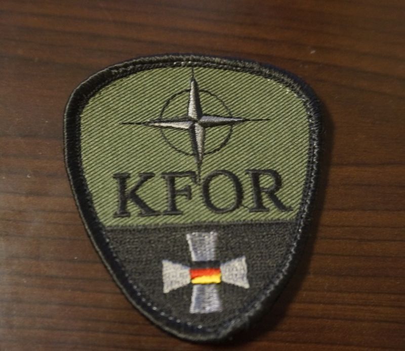 ドイツ連邦軍（ドイツ軍）KFOR（コソボ治安維持部隊）パッチ新品