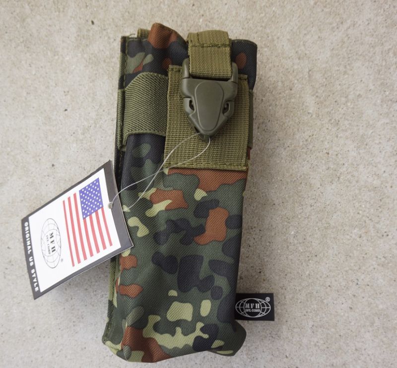 MFH製ラジオポーチ ドイツ連邦軍フレクター迷彩(フレック迷彩)新品