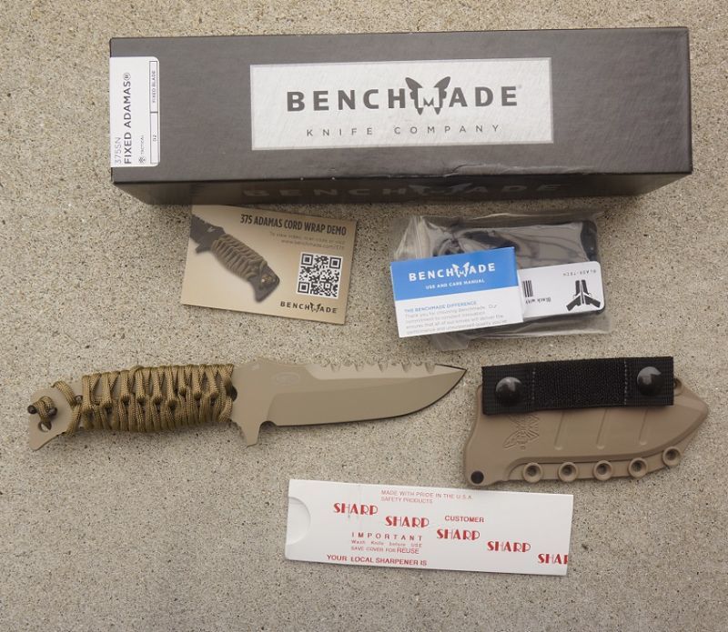 米軍放出ベンチメイドフィックスドアダマス コンバットナイフ