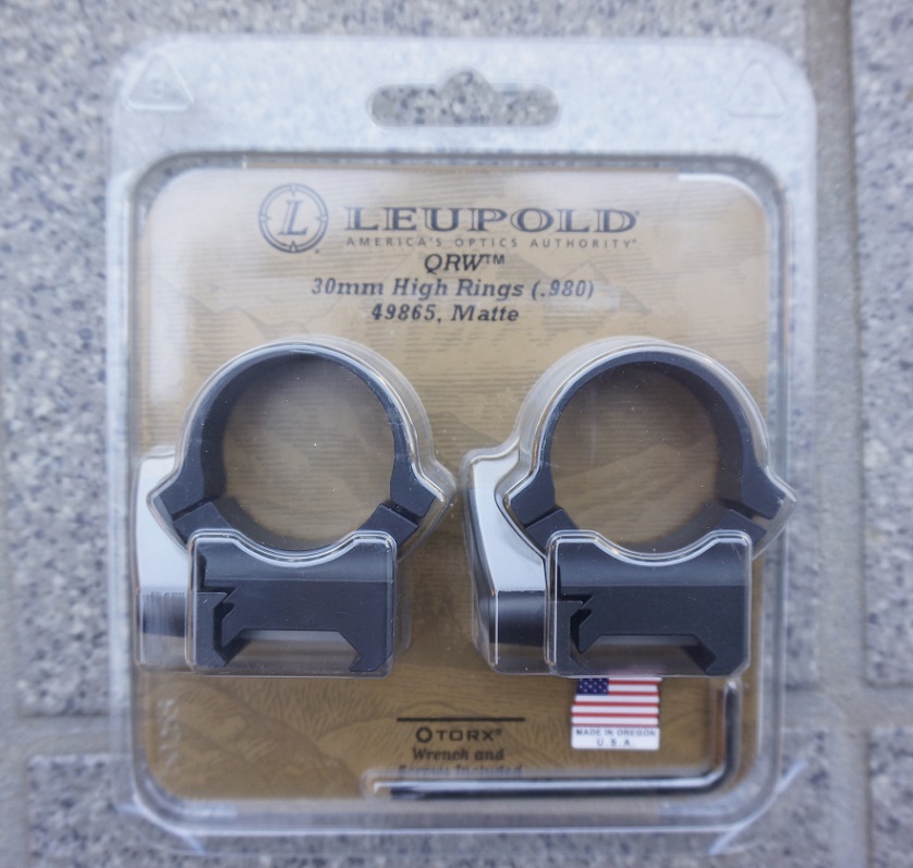 Leupold■30mm High Ring■リューポルド スコープリング