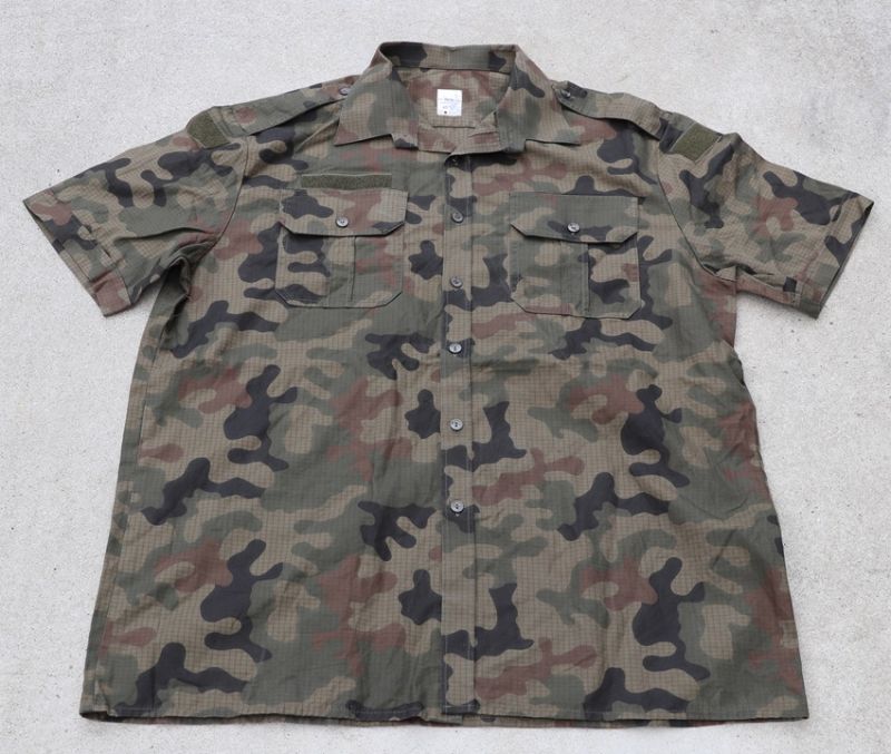 ポーランド軍 半袖シャツWz.93パンテラ迷彩45/180? - ミリタリー